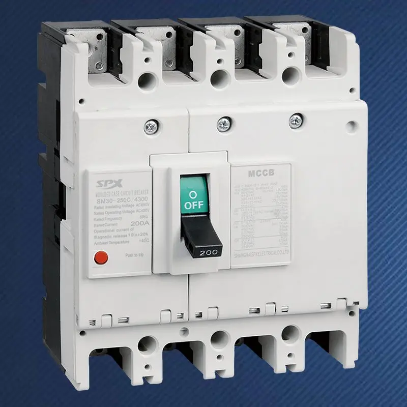 Disyuntor de caja moldeada 4P 200A